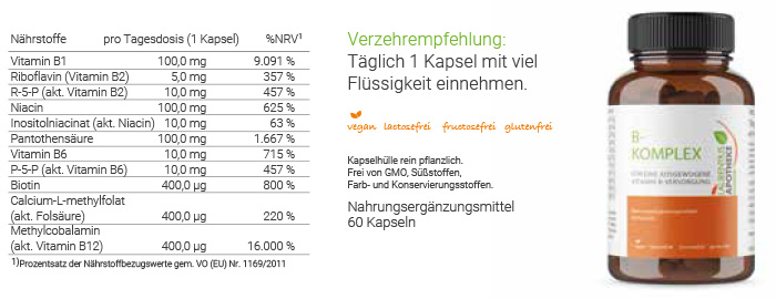 VITAMIN B-COMPLEX – Für die mentale Balance